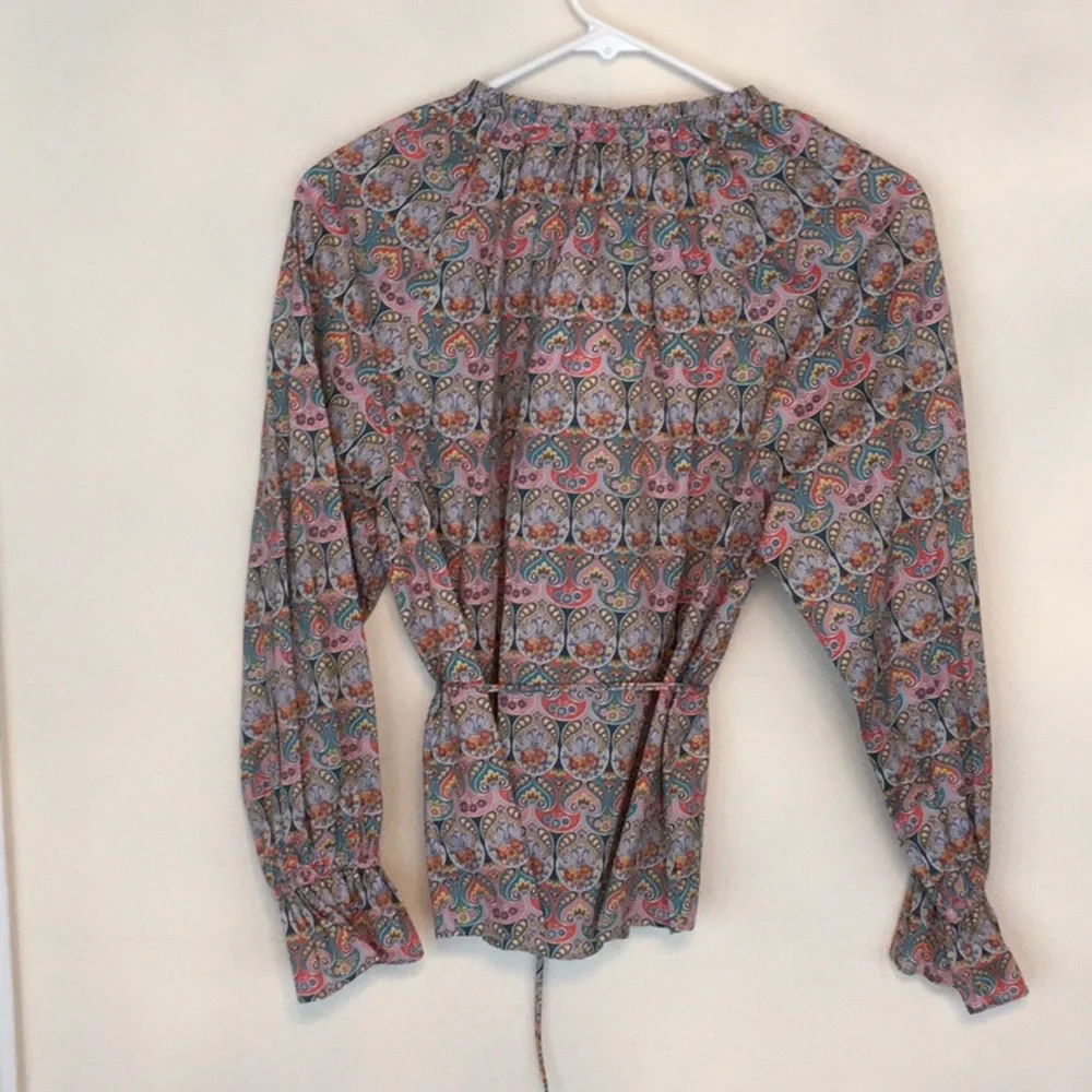 NWT J.Crew x Liberty Peasant Blouse - Picture 3 of 7